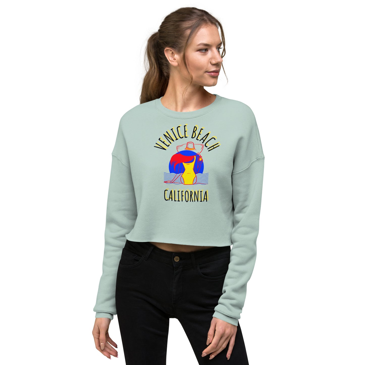 Venice Beach Women's Crop Sweatshirt