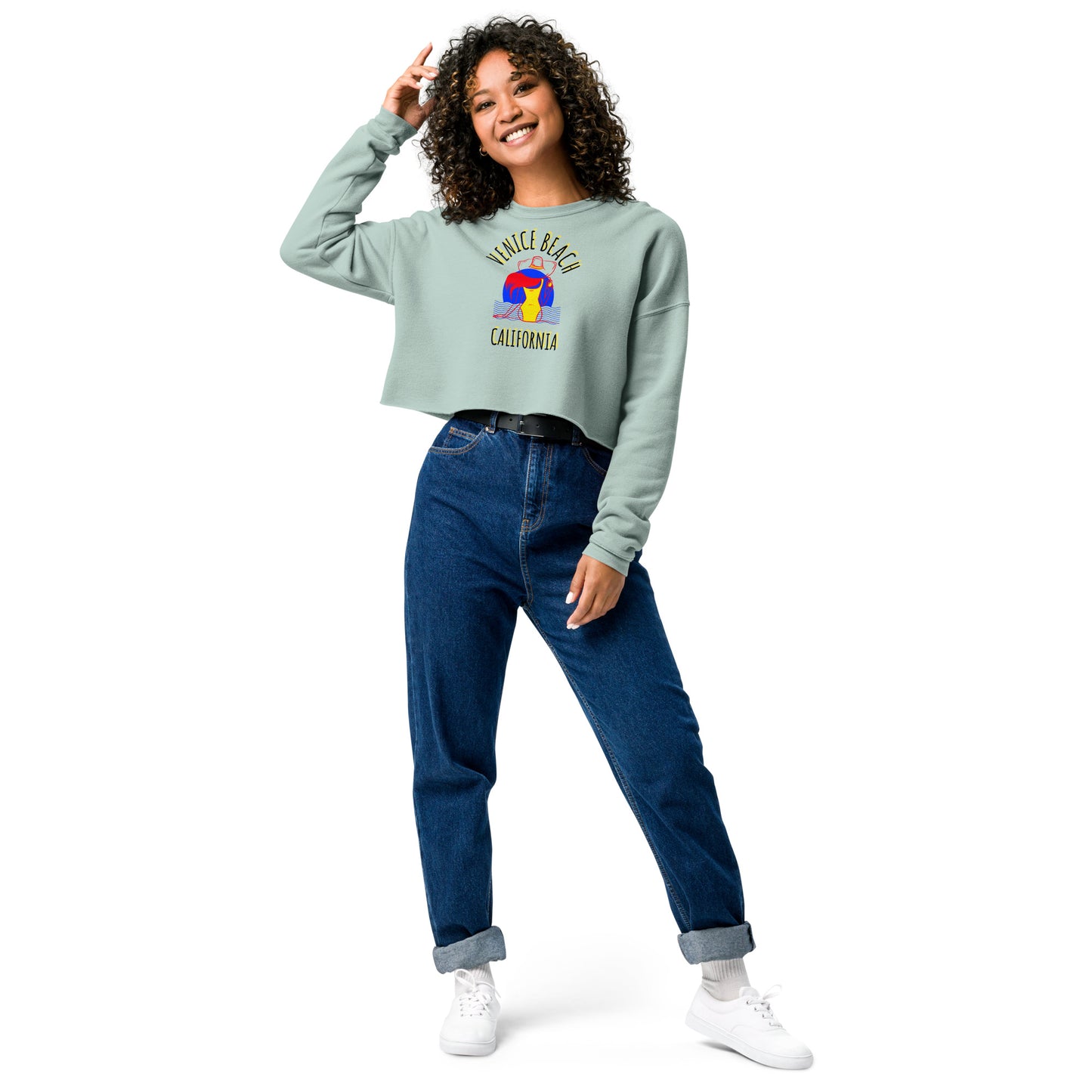 Venice Beach Women's Crop Sweatshirt