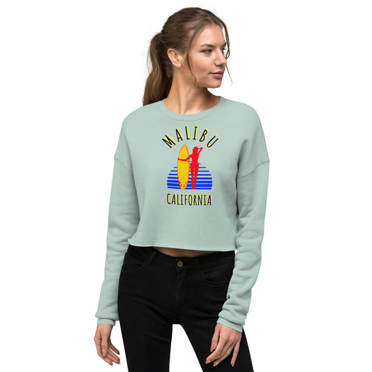 Malibu Women's Crop Sweatshirt