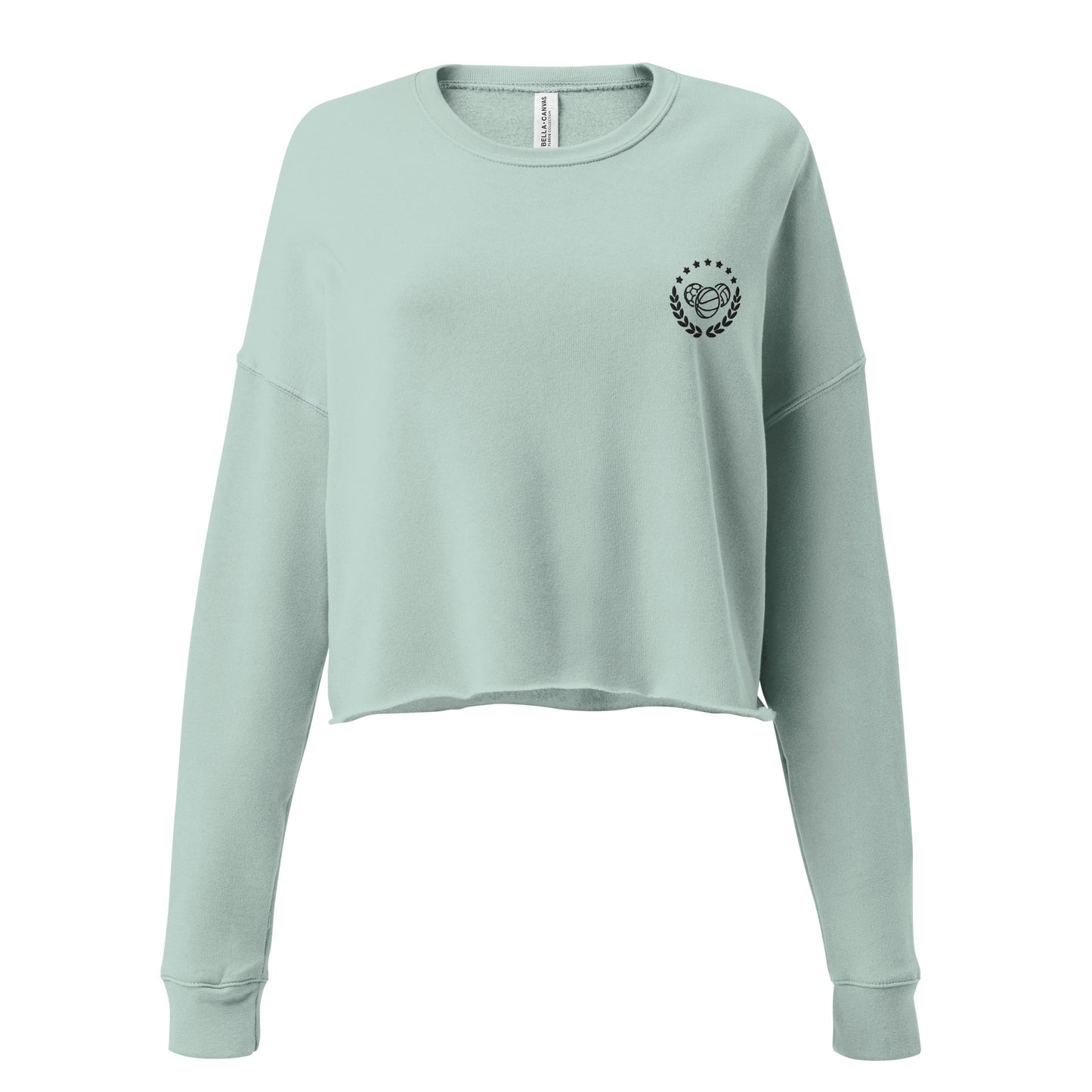 Sports Club Crop Sweatshirt