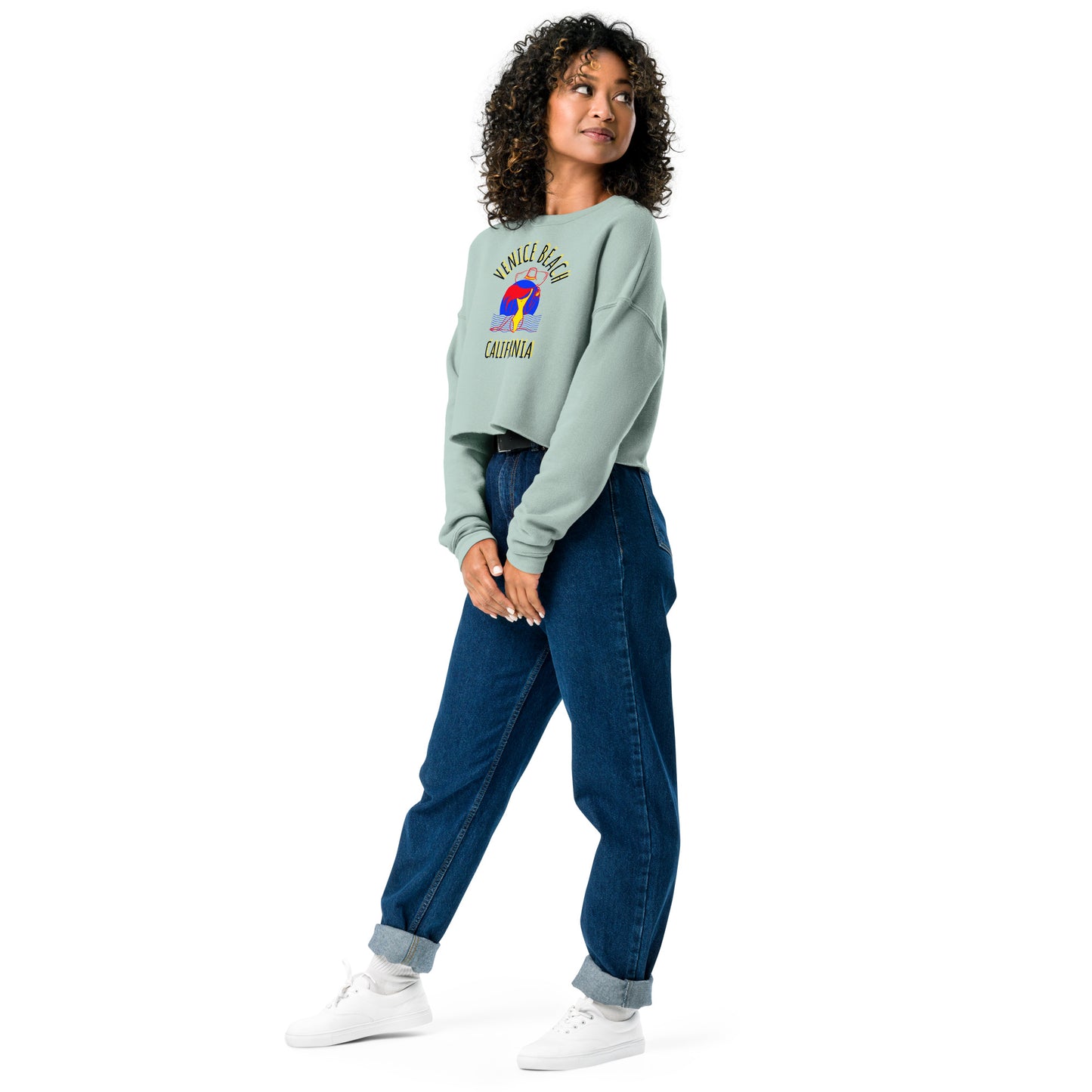 Venice Beach Women's Crop Sweatshirt