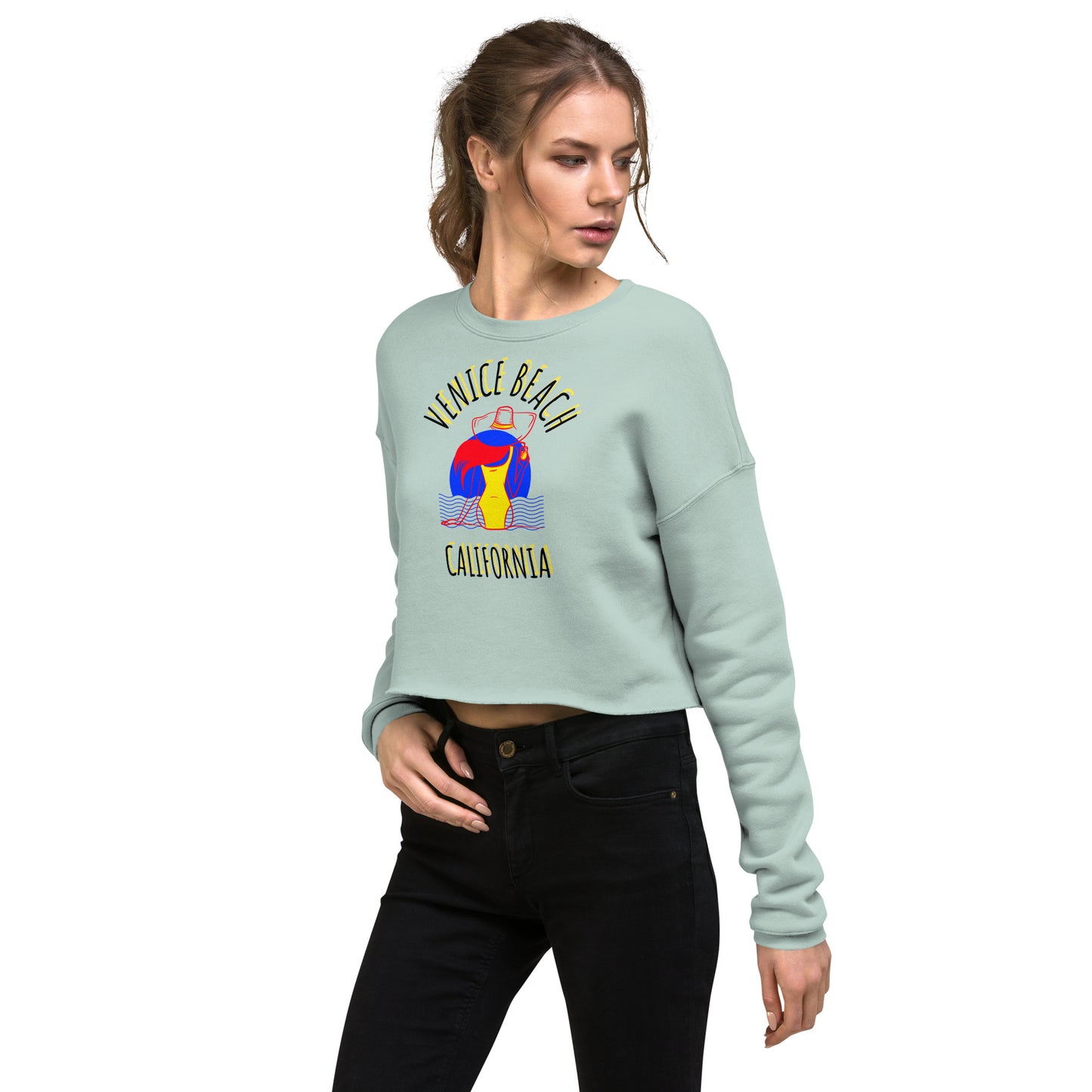 Venice Beach Women's Crop Sweatshirt