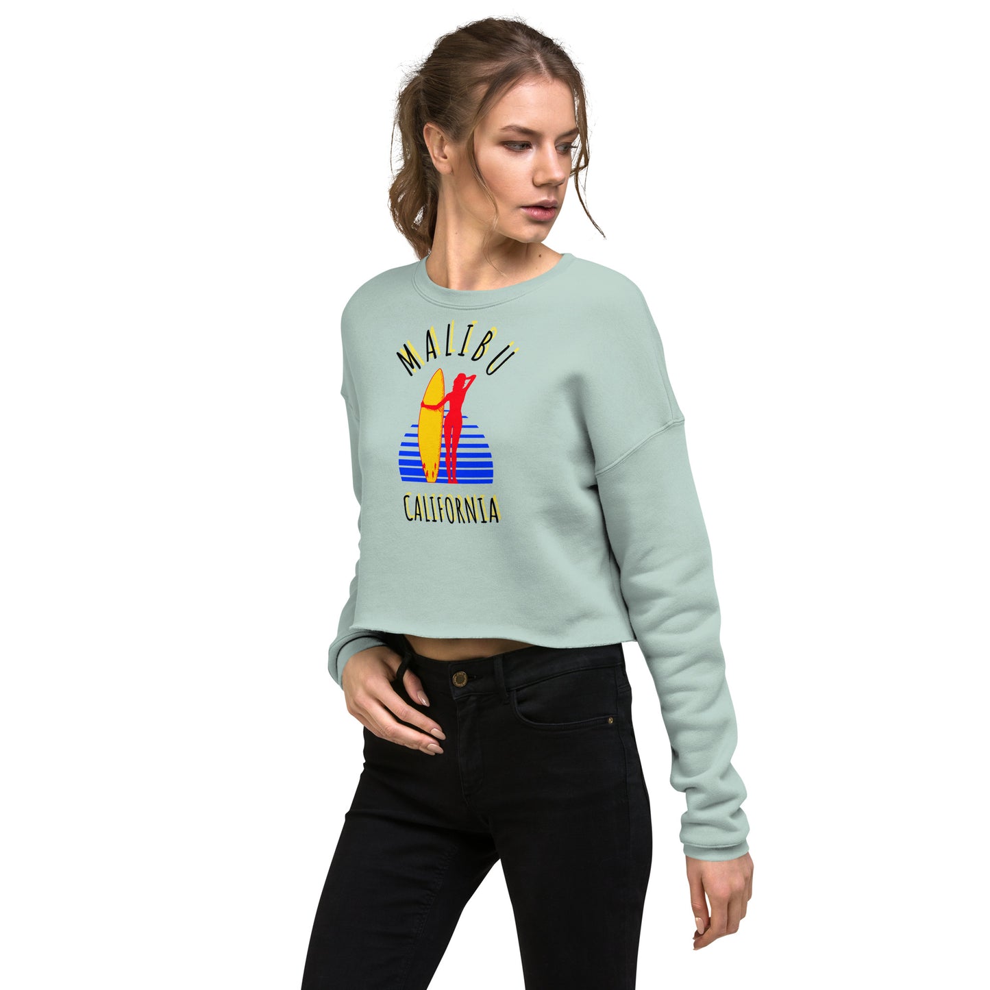 Malibu Women's Crop Sweatshirt