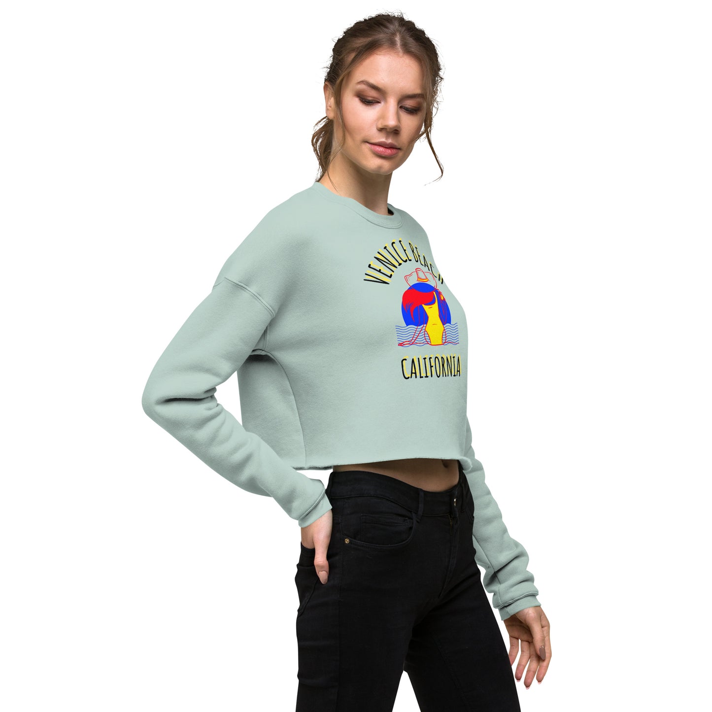 Venice Beach Women's Crop Sweatshirt