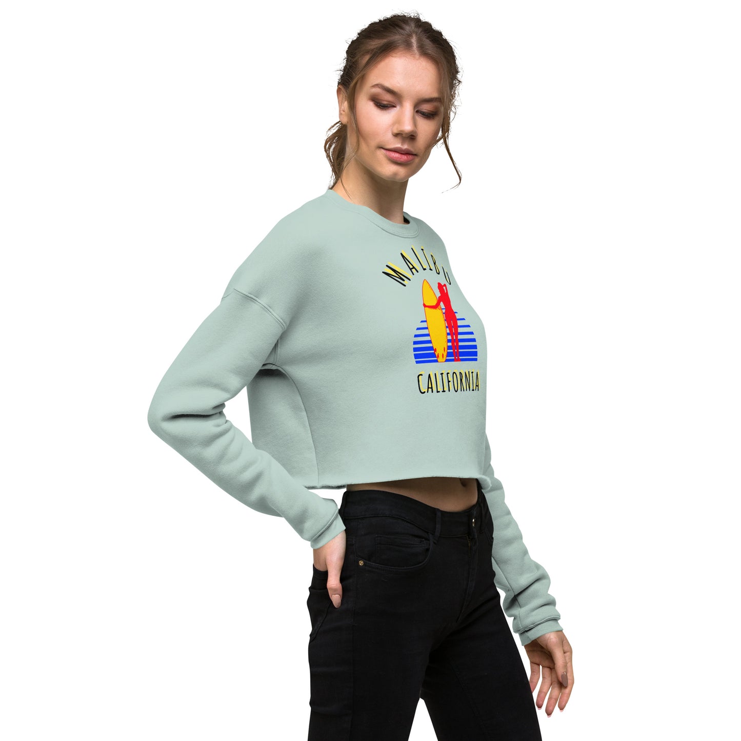 Malibu Women's Crop Sweatshirt