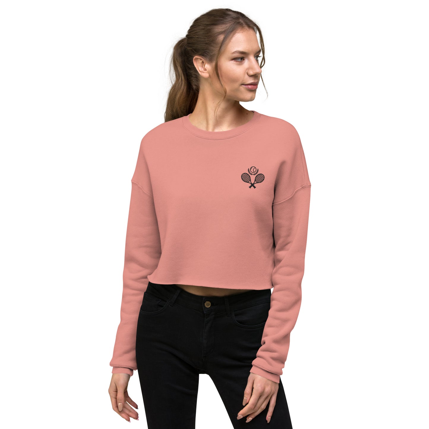 Tennis Club Crop Sweatshirt