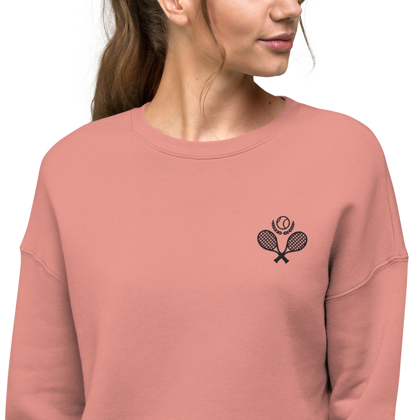 Tennis Club Crop Sweatshirt