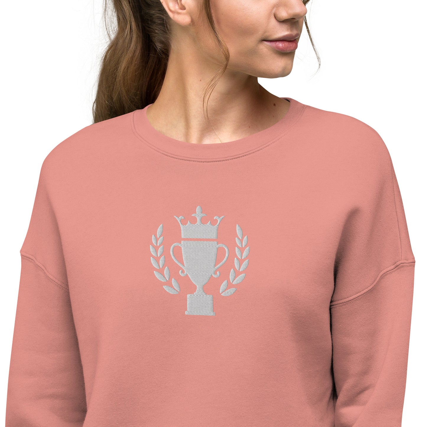 Golf Trophy Women's Crop Sweatshirt