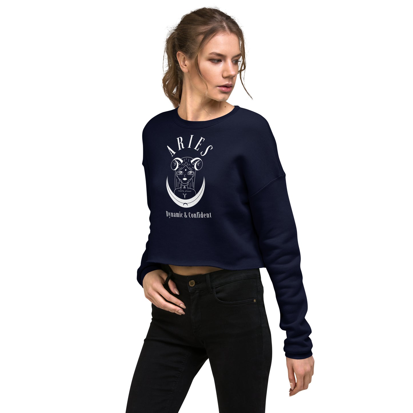 Aries Women's Crop Sweatshirt