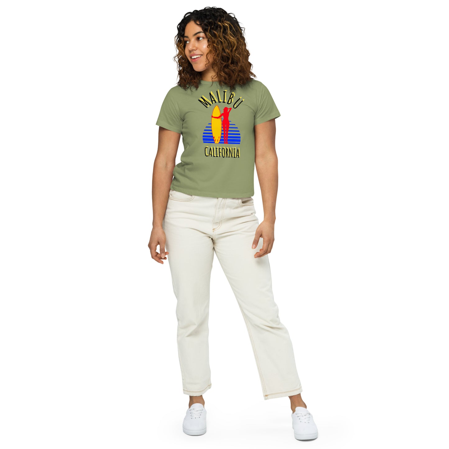 Malibu Women’s High-Waisted T-Shirt