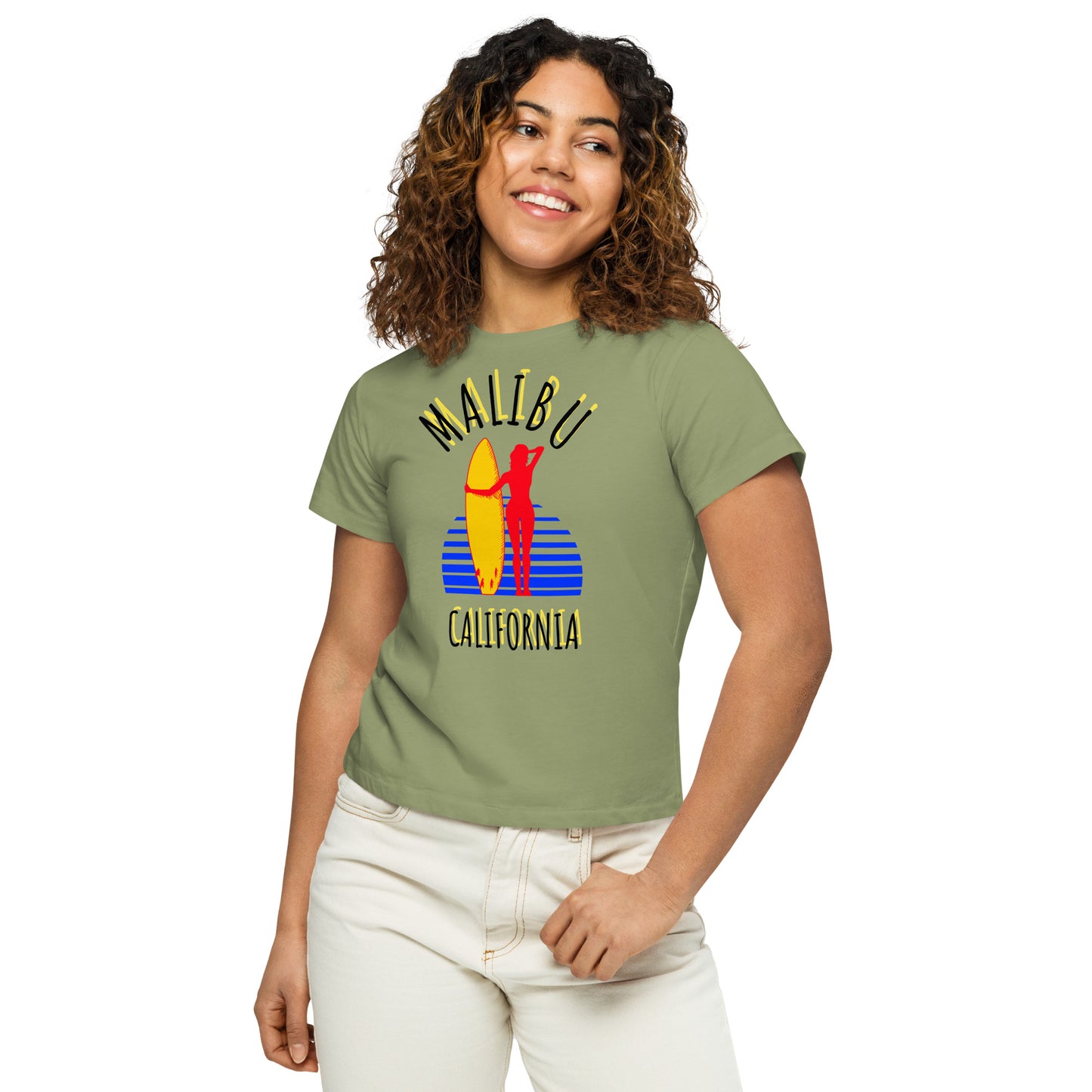 Malibu Women’s High-Waisted T-Shirt