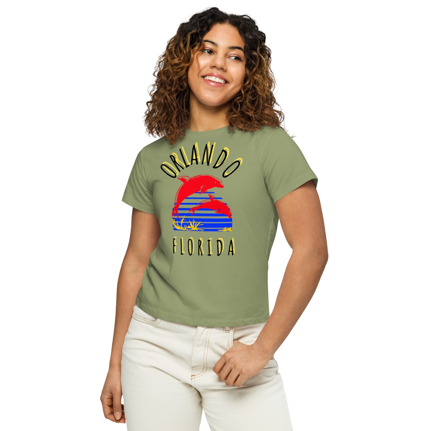 Orlando Women’s High-Waisted T-Shirt