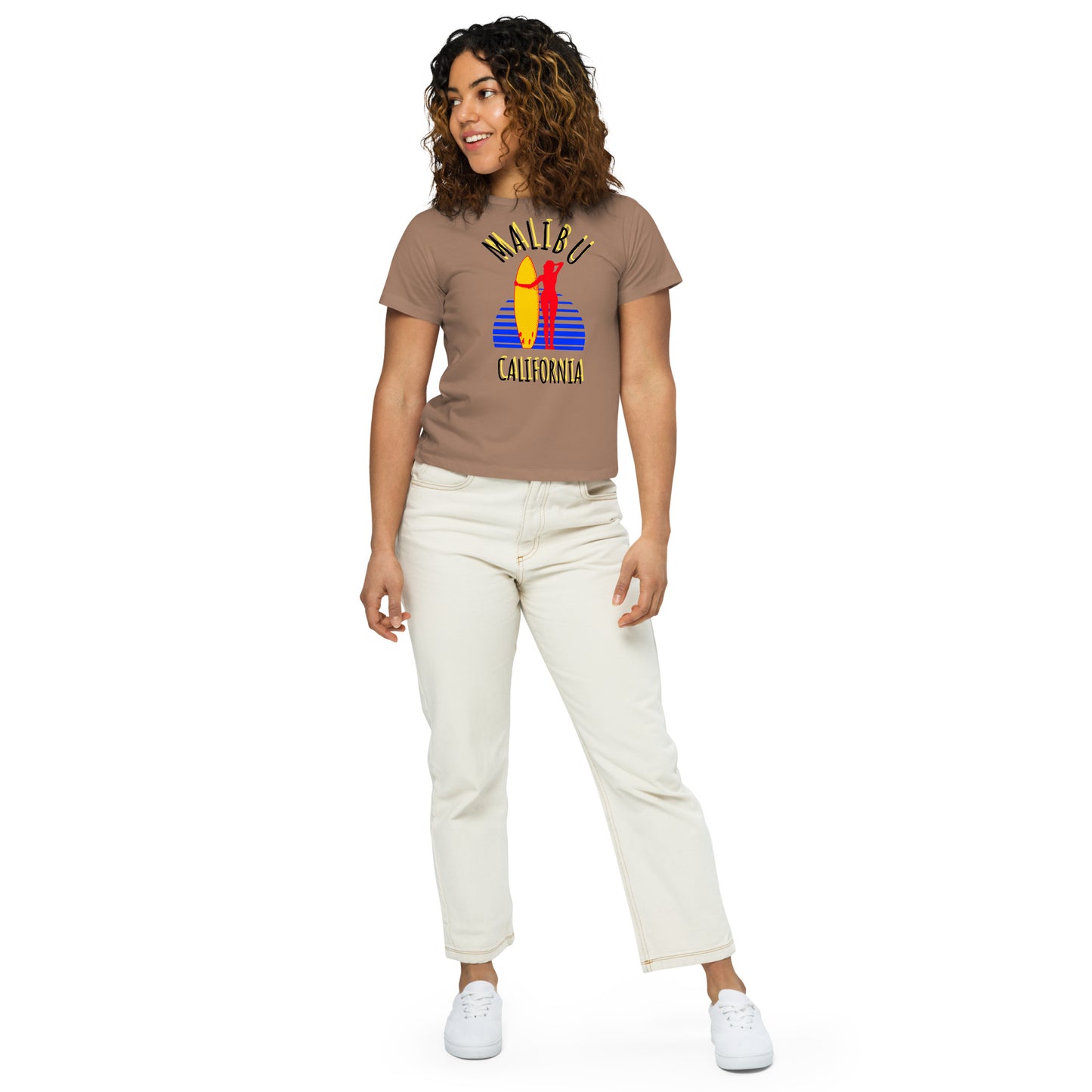 Malibu Women’s High-Waisted T-Shirt