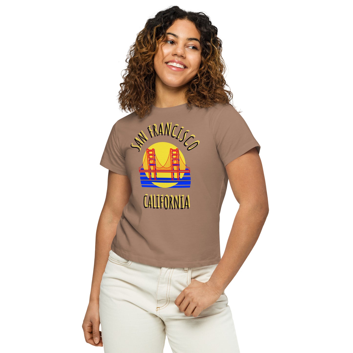 San Francisco Women’s High-Waisted T-Shirt