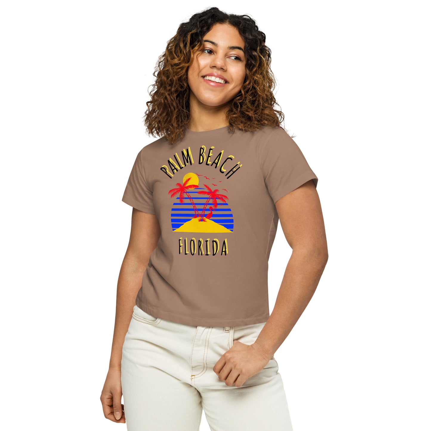 Palm Beach Women’s High-Waisted T-Shirt