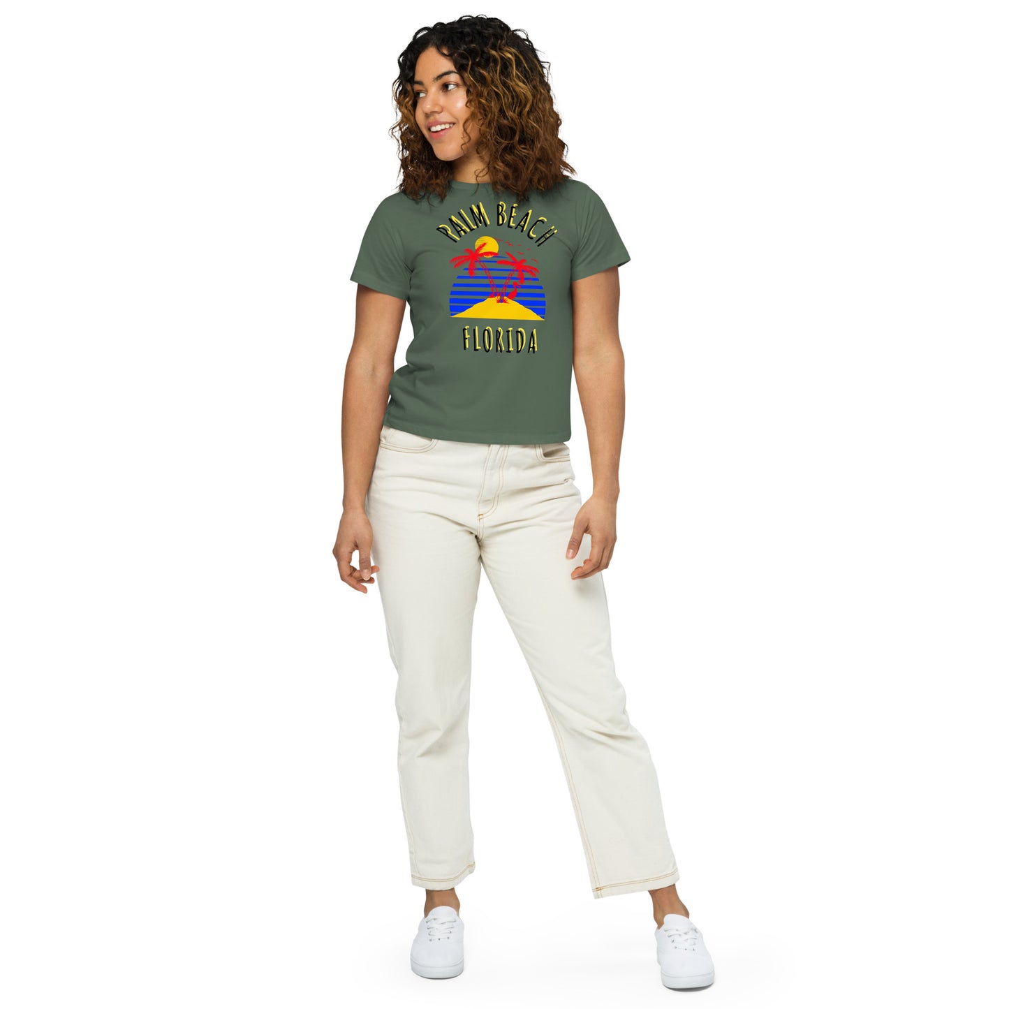 Palm Beach Women’s High-Waisted T-Shirt