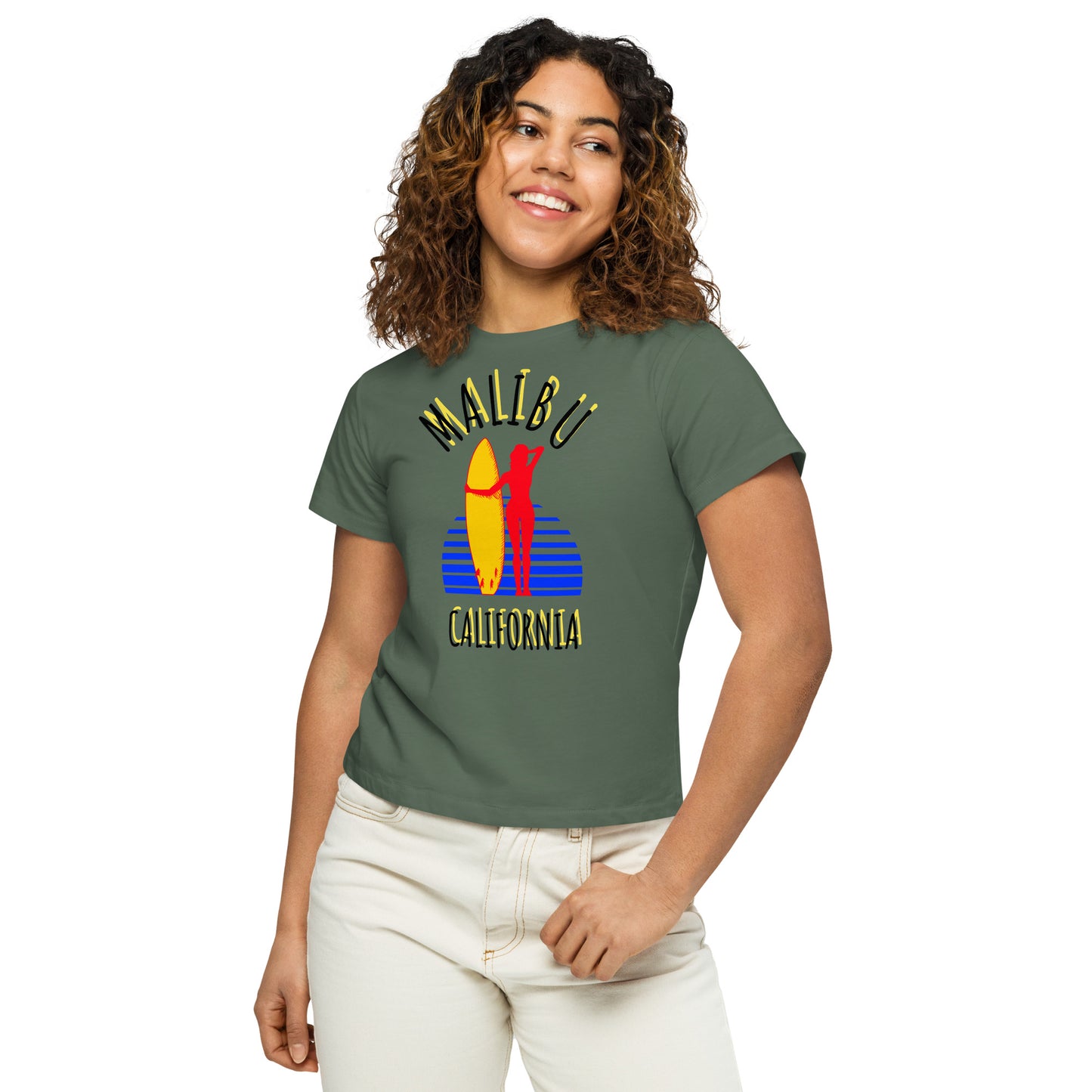 Malibu Women’s High-Waisted T-Shirt