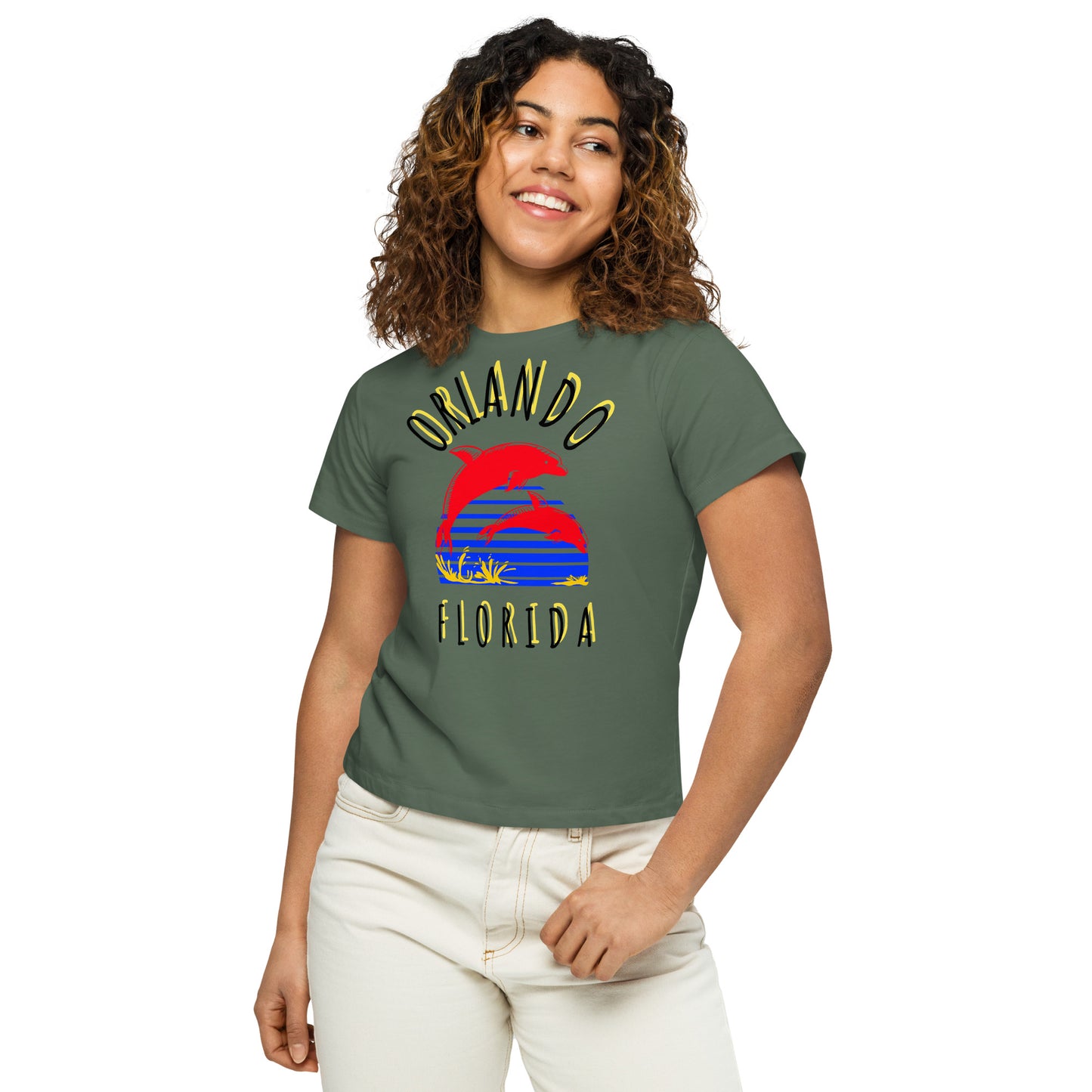 Orlando Women’s High-Waisted T-Shirt