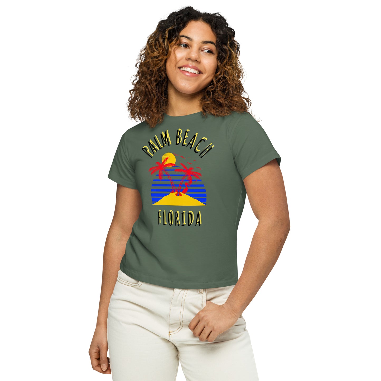 Palm Beach Women’s High-Waisted T-Shirt