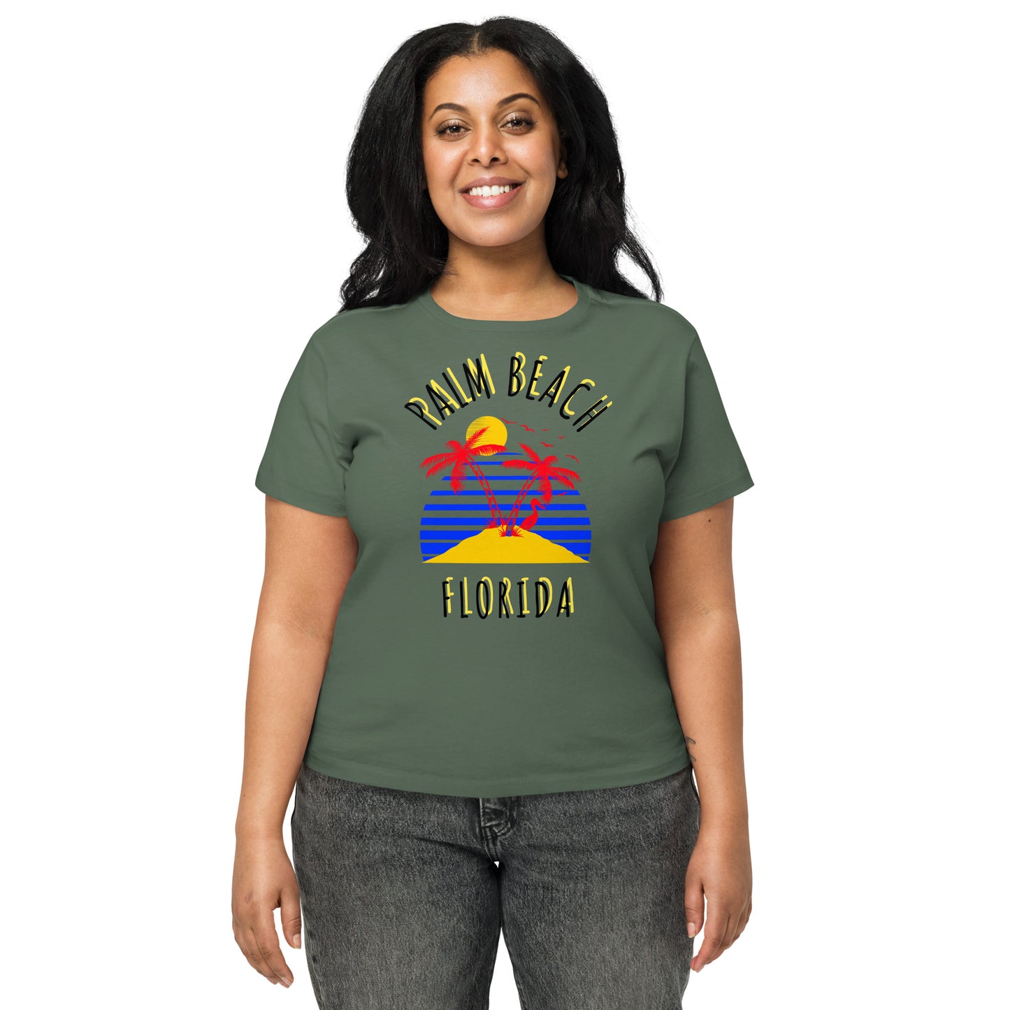 Palm Beach Women’s High-Waisted T-Shirt