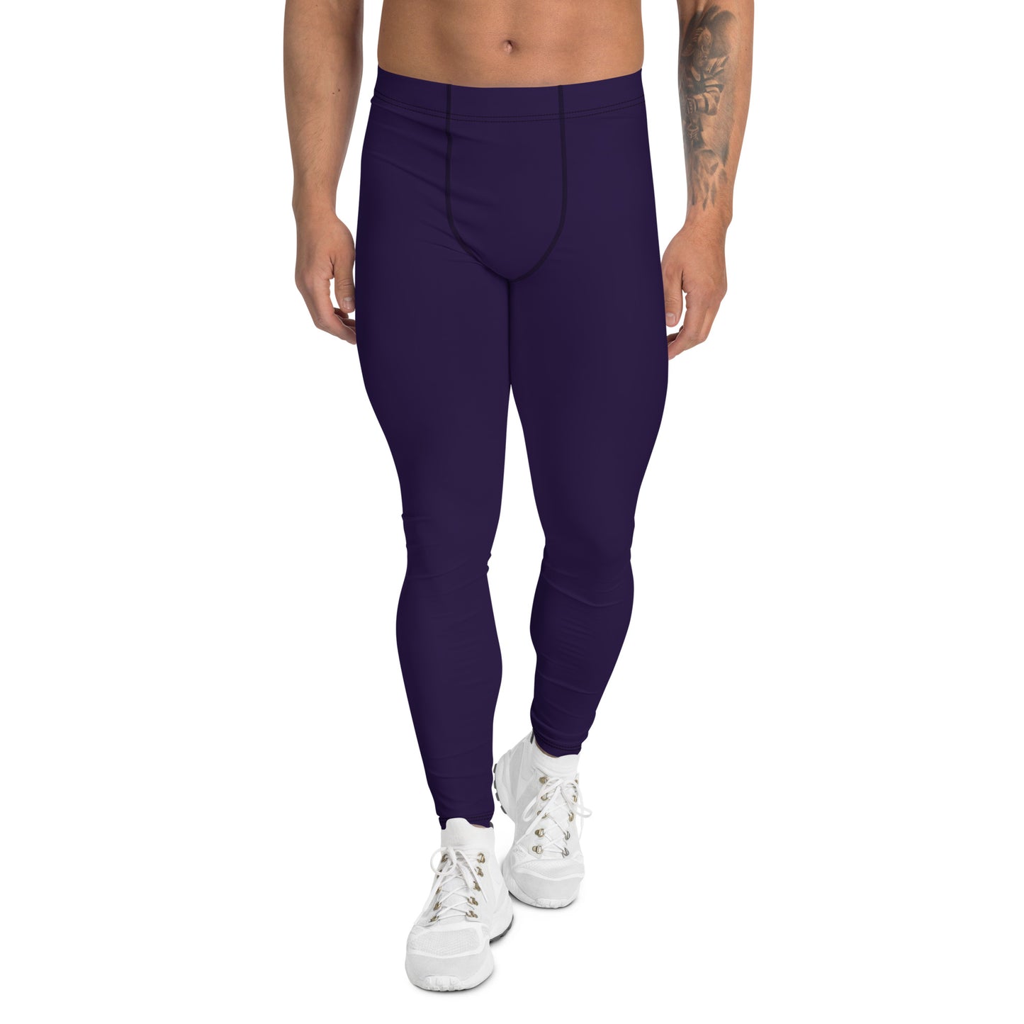 Men's Dark Purple Leggings